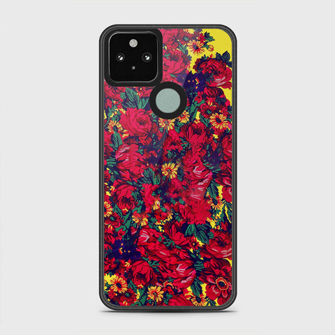 Google Pixel 4a 5G Cover - Floral Series - HQ Premium Shine Durable Shatterproof Case