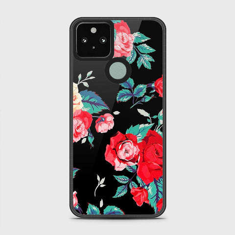 Google Pixel 4a 5G Cover - Floral Series - HQ Premium Shine Durable Shatterproof Case