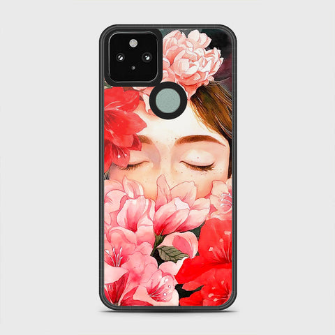 Google Pixel 4a 5G Cover - Floral Series - HQ Premium Shine Durable Shatterproof Case