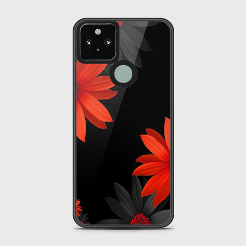 Google Pixel 4a 5G Cover - Floral Series 2 - HQ Premium Shine Durable Shatterproof Case