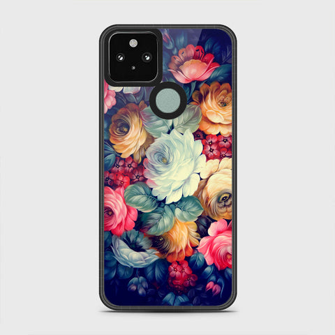 Google Pixel 4a 5G Cover - Floral Series 2 - HQ Premium Shine Durable Shatterproof Case