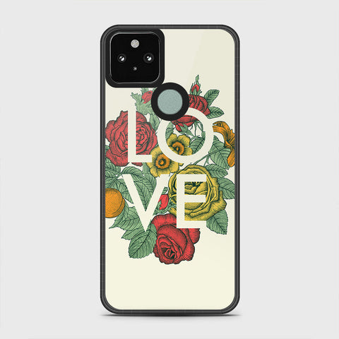 Google Pixel 4a 5G Cover - Floral Series 2 - HQ Premium Shine Durable Shatterproof Case