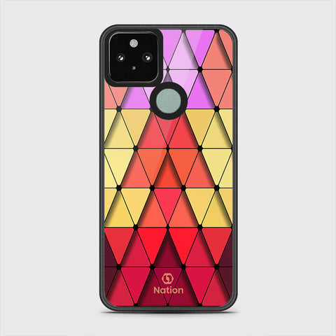 Google Pixel 4a 5G Cover - Onation Pyramid Series - HQ Premium Shine Durable Shatterproof Case