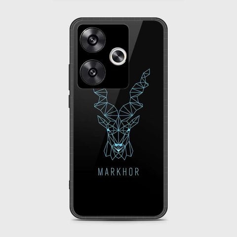 Xiaomi Poco F6 Cover- Markhor Series - HQ Ultra Shine Premium Infinity Glass Soft Silicon Borders Case