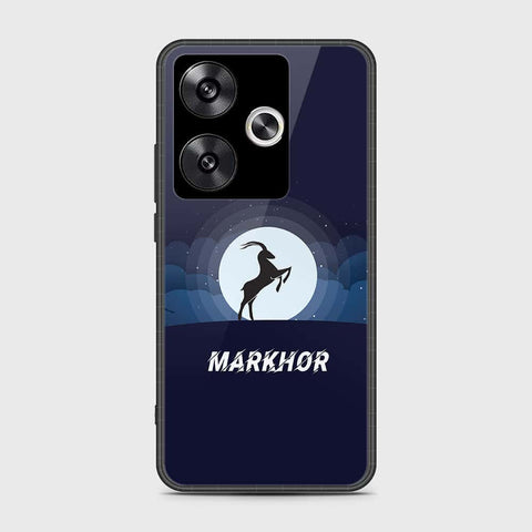 Xiaomi Redmi Turbo 3 Cover- Markhor Series - HQ Ultra Shine Premium Infinity Glass Soft Silicon Borders Case