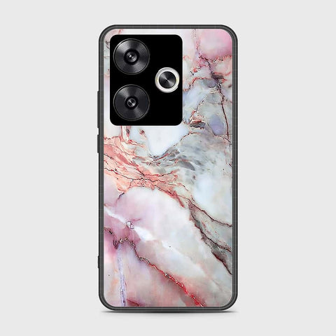 Xiaomi Redmi Turbo 3 Cover- Colorful Marble Series - HQ Ultra Shine Premium Infinity Glass Soft Silicon Borders Case