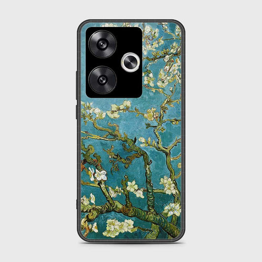 Xiaomi Poco F6 Cover- Floral Series 2 - HQ Ultra Shine Premium Infinity Glass Soft Silicon Borders Case