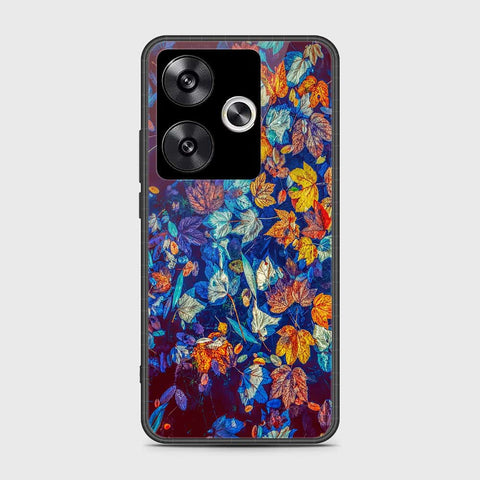 Xiaomi Redmi Turbo 3 Cover- Floral Series 2 - HQ Ultra Shine Premium Infinity Glass Soft Silicon Borders Case