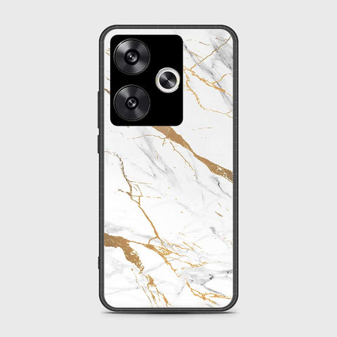 Xiaomi Redmi Turbo 3 Cover- Mystic Marble Series - HQ Ultra Shine Premium Infinity Glass Soft Silicon Borders Case