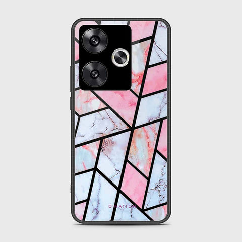 Xiaomi Redmi Turbo 3 Cover- O'Nation Shades of Marble Series - HQ Ultra Shine Premium Infinity Glass Soft Silicon Borders Case