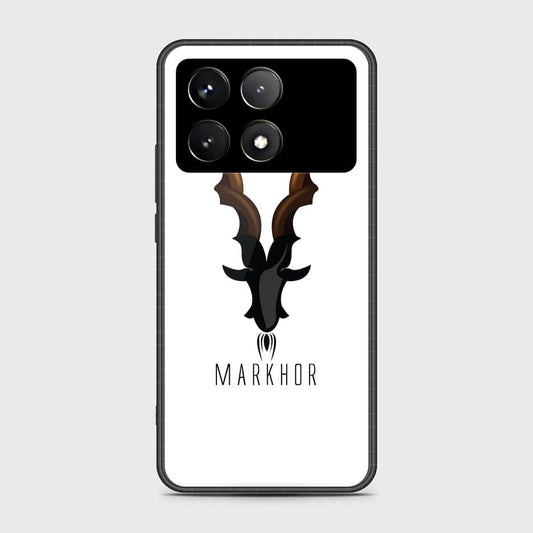 Xiaomi Poco F6 Pro Cover- Markhor Series - HQ Ultra Shine Premium Infinity Glass Soft Silicon Borders Case