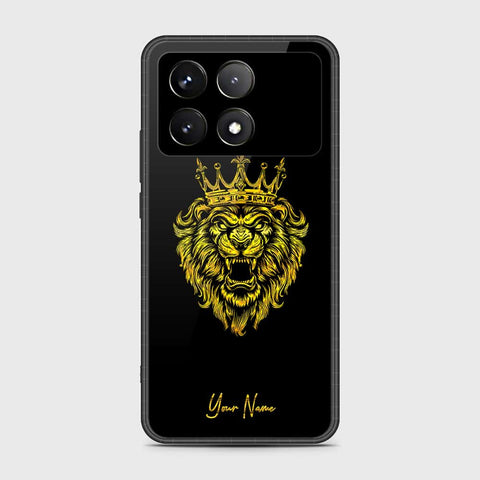 Xiaomi Poco F6 Pro Cover- Gold Series - HQ Ultra Shine Premium Infinity Glass Soft Silicon Borders Case