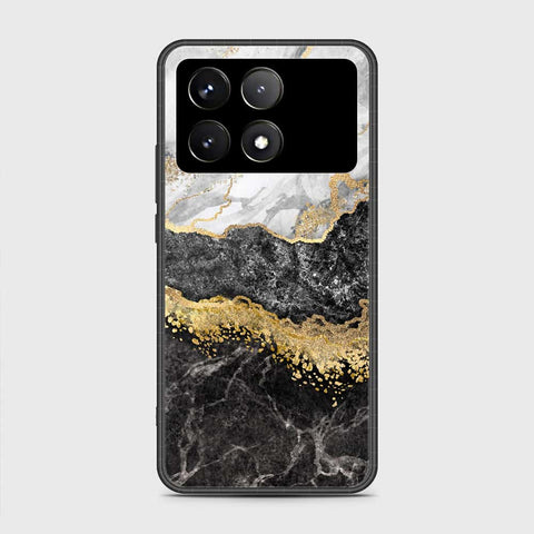 Xiaomi Poco F6 Pro Cover- Colorful Marble Series - HQ Ultra Shine Premium Infinity Glass Soft Silicon Borders Case