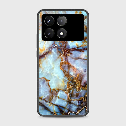 Xiaomi Poco F6 Pro Cover- Colorful Marble Series - HQ Ultra Shine Premium Infinity Glass Soft Silicon Borders Case