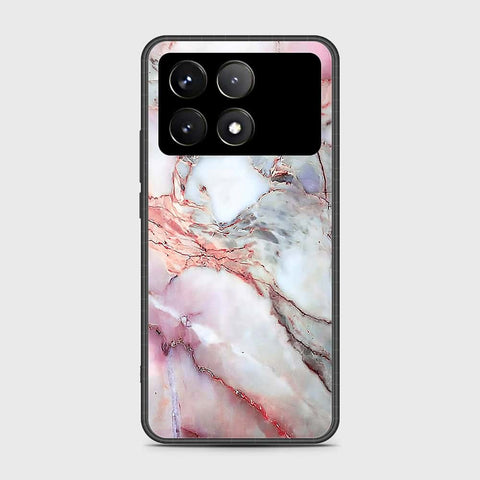 Xiaomi Poco F6 Pro Cover- Colorful Marble Series - HQ Ultra Shine Premium Infinity Glass Soft Silicon Borders Case