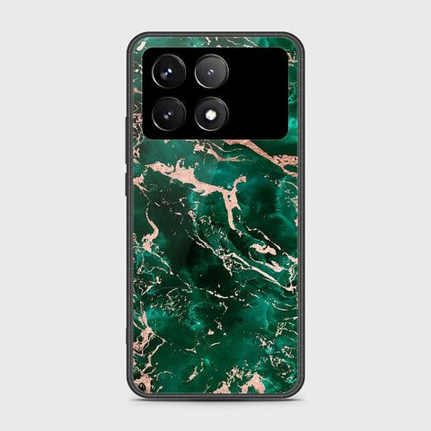 Xiaomi Poco F6 Pro Cover- Colorful Marble Series - HQ Ultra Shine Premium Infinity Glass Soft Silicon Borders Case