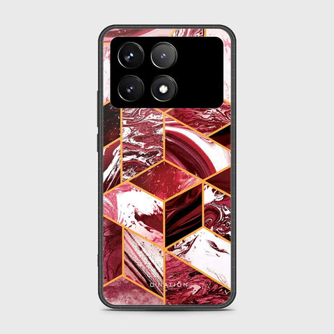 Xiaomi Poco F6 Pro Cover- O'Nation Shades of Marble Series - HQ Ultra Shine Premium Infinity Glass Soft Silicon Borders Case