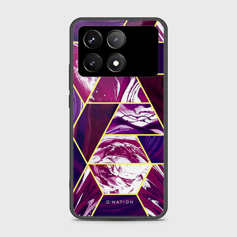 Xiaomi Poco F6 Pro Cover- O'Nation Shades of Marble Series - HQ Ultra Shine Premium Infinity Glass Soft Silicon Borders Case