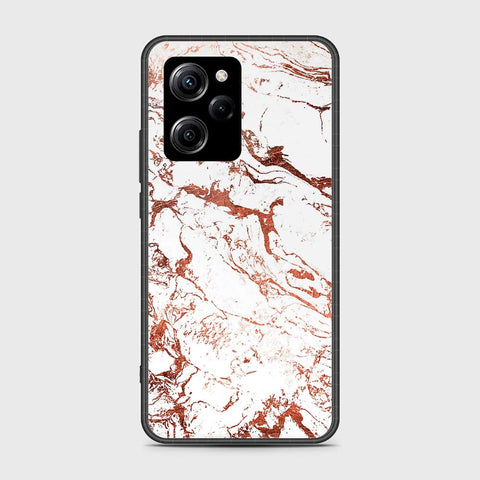 Xiaomi Poco X5 Pro Cover- White Marble Series 2 - HQ Ultra Shine Premium Infinity Glass Soft Silicon Borders Case