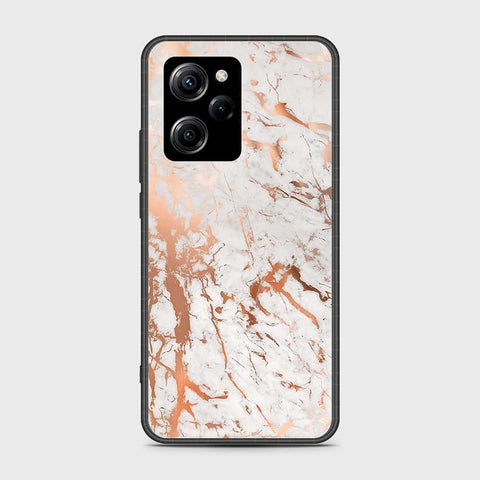 Xiaomi Poco X5 Pro Cover- White Marble Series 2 - HQ Ultra Shine Premium Infinity Glass Soft Silicon Borders Case