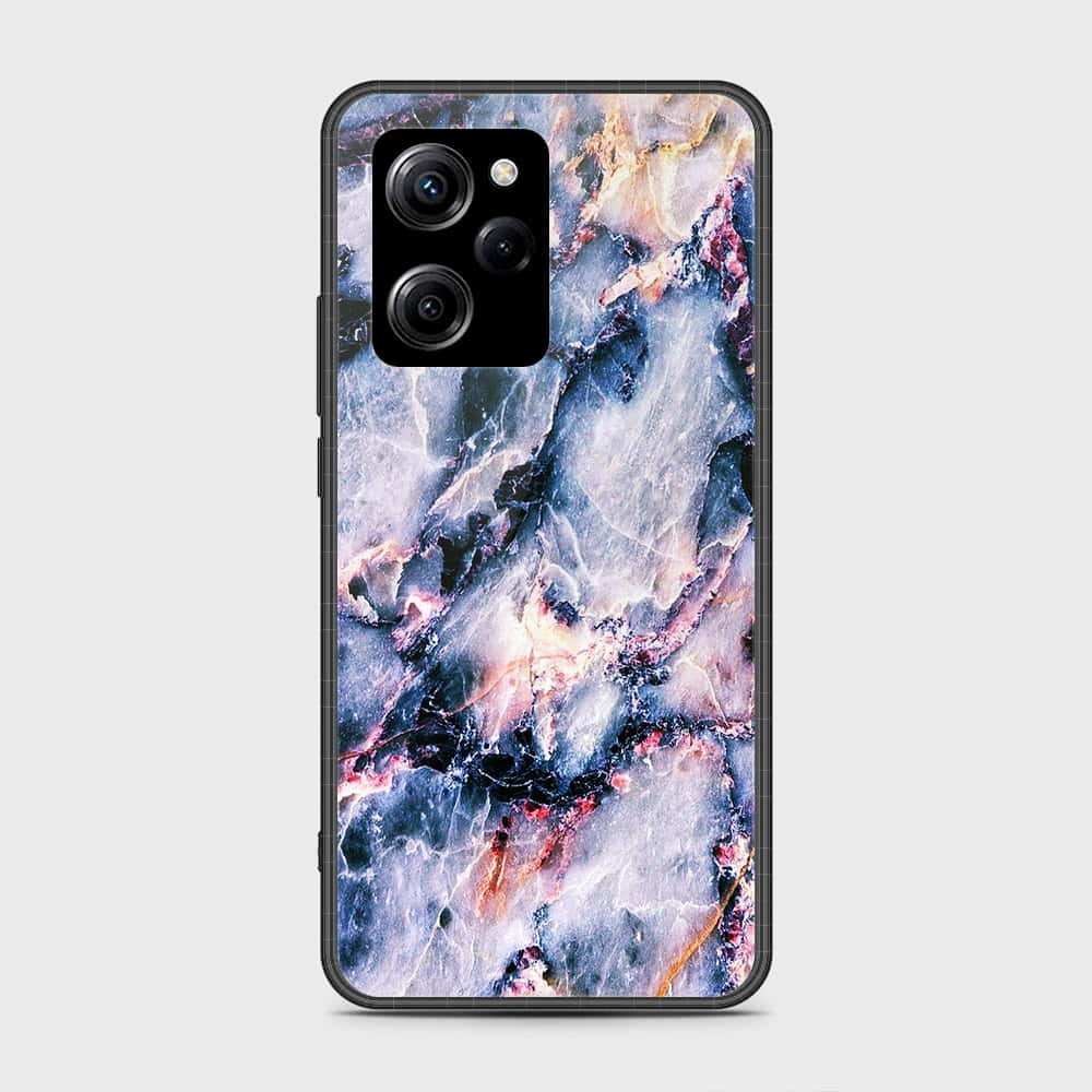 Xiaomi Poco X5 Pro Cover- Colorful Marble Series - HQ Ultra Shine Premium Infinity Glass Soft Silicon Borders Case