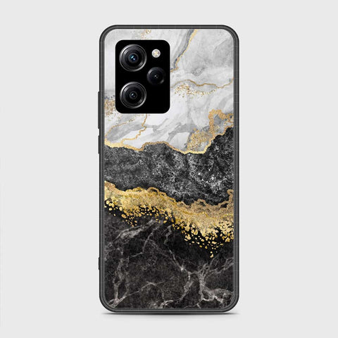 Xiaomi Poco X5 Pro Cover- Colorful Marble Series - HQ Ultra Shine Premium Infinity Glass Soft Silicon Borders Case