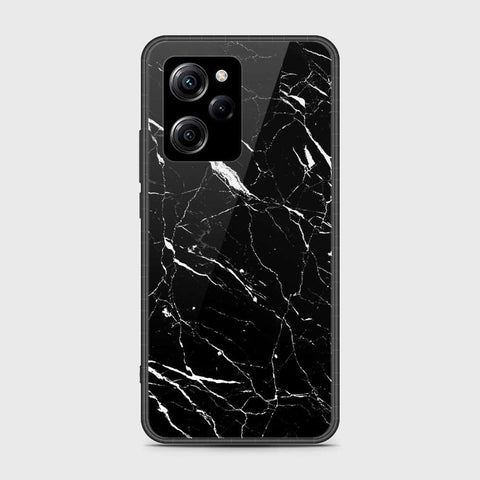 Xiaomi Poco X5 Pro Cover- Black Marble Series - HQ Ultra Shine Premium Infinity Glass Soft Silicon Borders Case