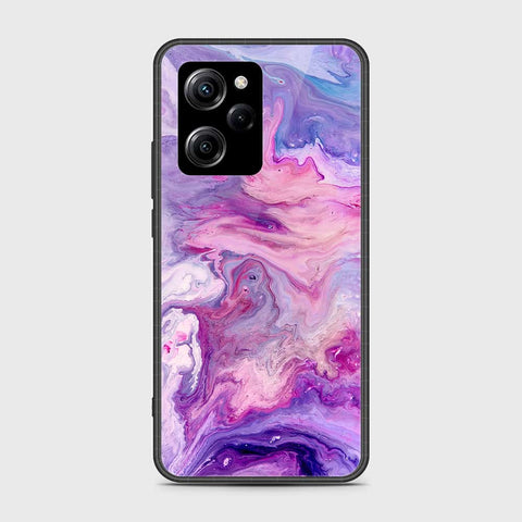 Xiaomi Poco X5 Pro Cover- Colorful Marble Series - HQ Ultra Shine Premium Infinity Glass Soft Silicon Borders Case