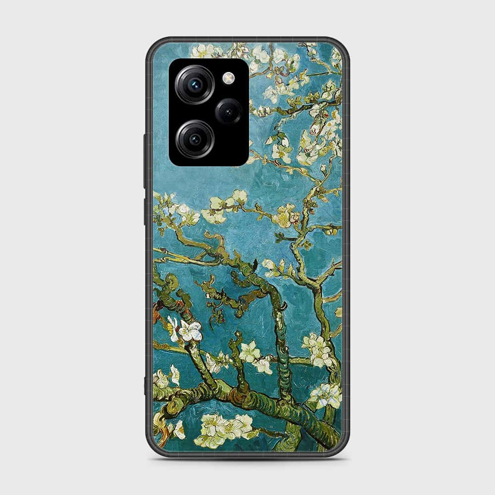 Xiaomi Poco X5 Pro Cover- Floral Series 2 - HQ Ultra Shine Premium Infinity Glass Soft Silicon Borders Case