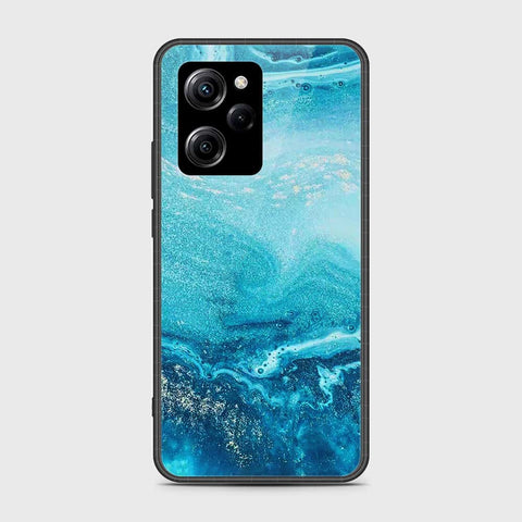 Xiaomi Poco X5 Pro Cover- Mystic Marble Series - HQ Ultra Shine Premium Infinity Glass Soft Silicon Borders Case