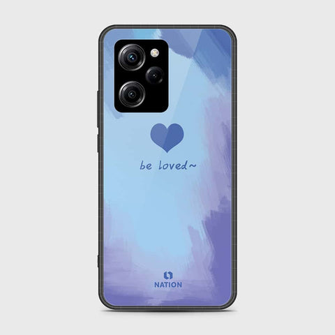 Xiaomi Poco X5 Pro Cover- Onation Heart Series - HQ Ultra Shine Premium Infinity Glass Soft Silicon Borders Case