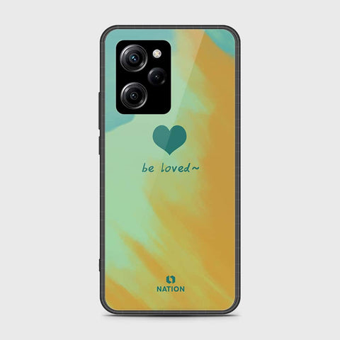 Xiaomi Poco X5 Pro Cover- Onation Heart Series - HQ Ultra Shine Premium Infinity Glass Soft Silicon Borders Case