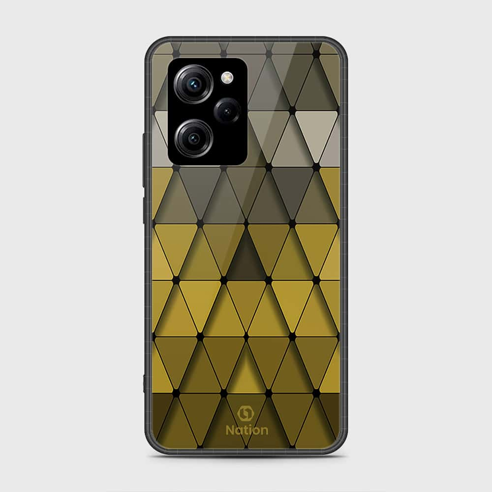 Xiaomi Poco X5 Pro Cover- Onation Pyramid Series - HQ Ultra Shine Premium Infinity Glass Soft Silicon Borders Case