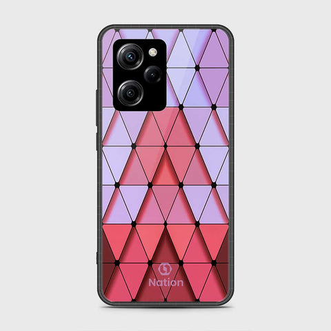 Xiaomi Poco X5 Pro Cover- Onation Pyramid Series - HQ Ultra Shine Premium Infinity Glass Soft Silicon Borders Case