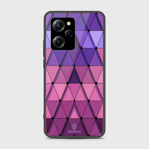 Xiaomi Poco X5 Pro Cover- Onation Pyramid Series - HQ Ultra Shine Premium Infinity Glass Soft Silicon Borders Case