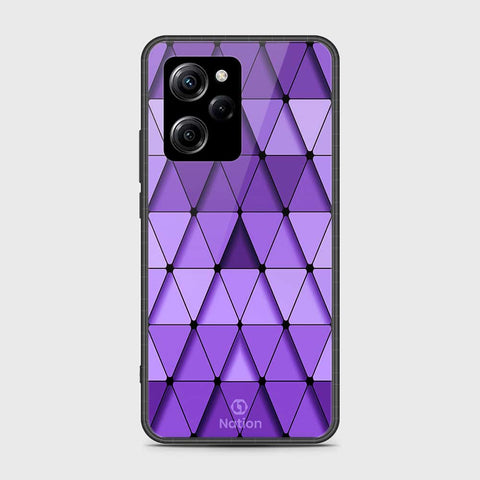 Xiaomi Poco X5 Pro Cover- Onation Pyramid Series - HQ Ultra Shine Premium Infinity Glass Soft Silicon Borders Case