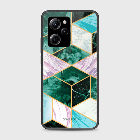 Xiaomi Poco X5 Pro Cover- O'Nation Shades of Marble Series - HQ Ultra Shine Premium Infinity Glass Soft Silicon Borders Case