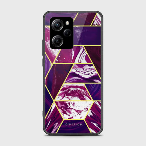 Xiaomi Poco X5 Pro Cover- O'Nation Shades of Marble Series - HQ Ultra Shine Premium Infinity Glass Soft Silicon Borders Case