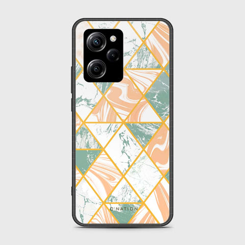 Xiaomi Poco X5 Pro Cover- O'Nation Shades of Marble Series - HQ Ultra Shine Premium Infinity Glass Soft Silicon Borders Case