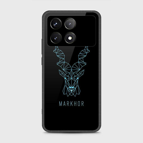 Xiaomi Poco X6 Pro Cover- Markhor Series - HQ Ultra Shine Premium Infinity Glass Soft Silicon Borders Case