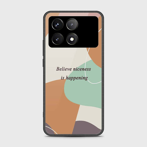 Xiaomi Redmi K70 Pro Cover- Happy Series - HQ Ultra Shine Premium Infinity Glass Soft Silicon Borders Case