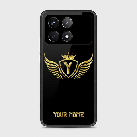 Xiaomi Redmi K70 Pro Cover- Gold Series - HQ Ultra Shine Premium Infinity Glass Soft Silicon Borders Case