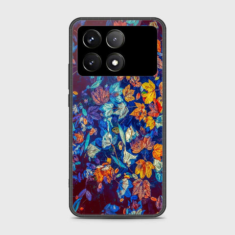 Xiaomi Poco X6 Pro Cover- Floral Series 2 - HQ Ultra Shine Premium Infinity Glass Soft Silicon Borders Case