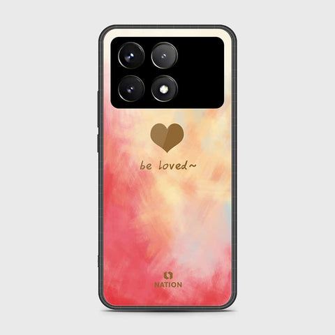 Xiaomi Redmi K70 Cover- Onation Heart Series - HQ Ultra Shine Premium Infinity Glass Soft Silicon Borders Case