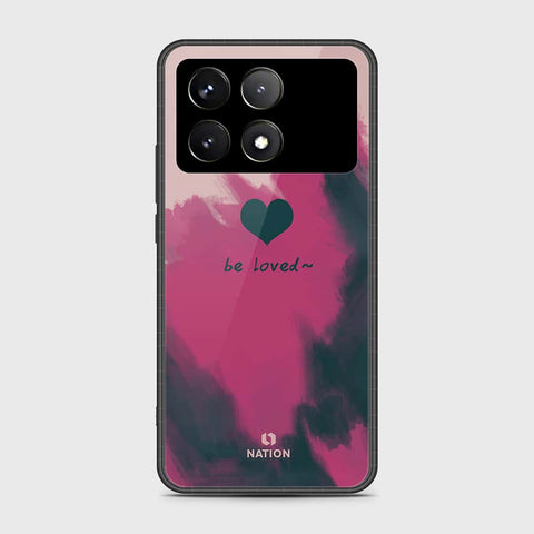 Xiaomi Redmi K70 Cover- Onation Heart Series - HQ Ultra Shine Premium Infinity Glass Soft Silicon Borders Case