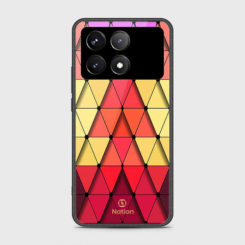 Xiaomi Poco X6 Pro Cover - Onation Pyramid Series - HQ Premium Shine Durable Shatterproof Case