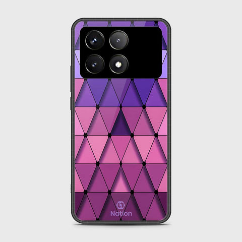 Xiaomi Poco X6 Pro Cover- Onation Pyramid Series - HQ Ultra Shine Premium Infinity Glass Soft Silicon Borders Case