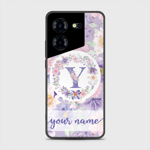 Tecno Pova 5 Cover - Personalized Alphabet Series - HQ Premium Shine Durable Shatterproof Case