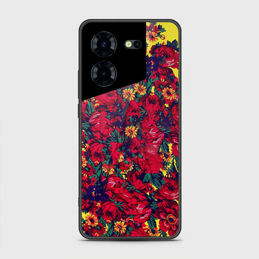 Tecno Pova 5 Cover - Floral Series - HQ Premium Shine Durable Shatterproof Case