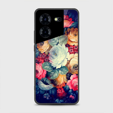 Tecno Pova 5 Cover - Floral Series 2 - HQ Premium Shine Durable Shatterproof Case